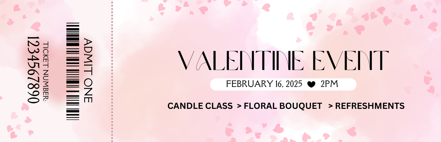 valentine candle event